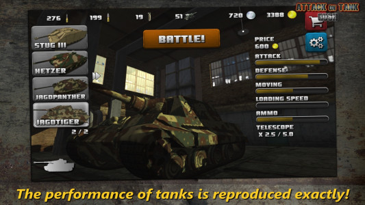 اسکرین شات بازی Attack on Tank : World Warfare 5