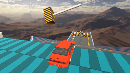 اسکرین شات بازی Car Crash Stunt ramp: Spusk 3D 3