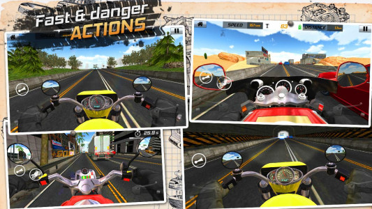 اسکرین شات بازی Traffic Rider: Highway Race 5