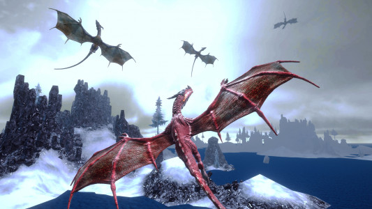 اسکرین شات بازی Dragon Flight Simulator Games 2
