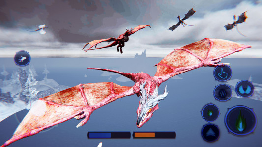 اسکرین شات بازی Dragon Flight Simulator Games 1