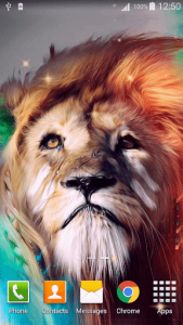 اسکرین شات برنامه Lion Live Wallpaper 3