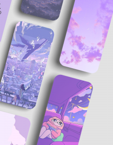 اسکرین شات 7 برنامه Purple aesthic wallpaper