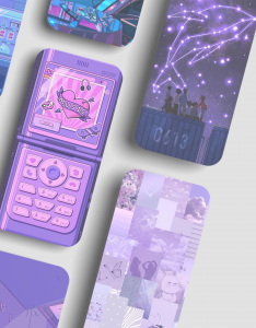 اسکرین شات 5 برنامه Purple aesthic wallpaper