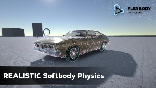 اسکرین شات 1 بازی Flexbody Car Crash: Soft Body