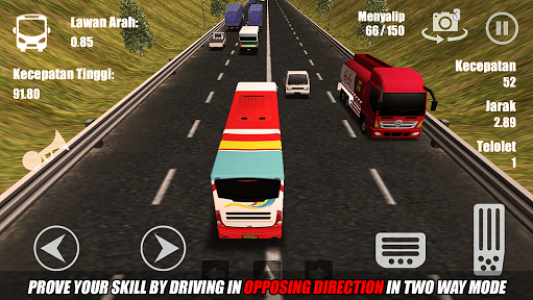 اسکرین شات بازی Telolet Bus Driving 3D 5