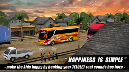 اسکرین شات بازی Telolet Bus Driving 3D 8