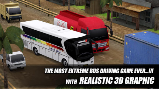 اسکرین شات بازی Telolet Bus Driving 3D 1