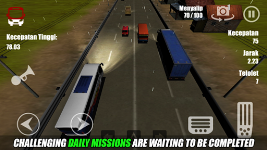 اسکرین شات بازی Telolet Bus Driving 3D 4