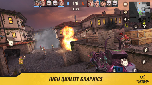 اسکرین شات بازی Tactical Strike: 3D Online FPS 2