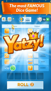 اسکرین شات بازی Yatzy 1
