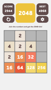 اسکرین شات 1 بازی 2k48 - 4 puzzle modes