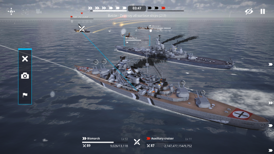 اسکرین شات بازی Warship Fleet Command : WW2 6