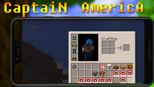 اسکرین شات برنامه Captain America Mod for Minecraft 3