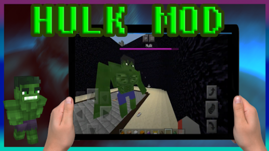 اسکرین شات برنامه ☢️️ Hulk Superhero Game Mod for Minecraft 3