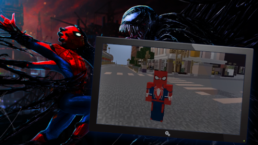 اسکرین شات برنامه Super spider hero MOD for MCPE 3