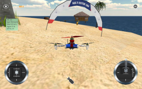 اسکرین شات بازی Multirotor Sim 5