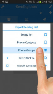 اسکرین شات برنامه Multi SMS & Group SMS 2