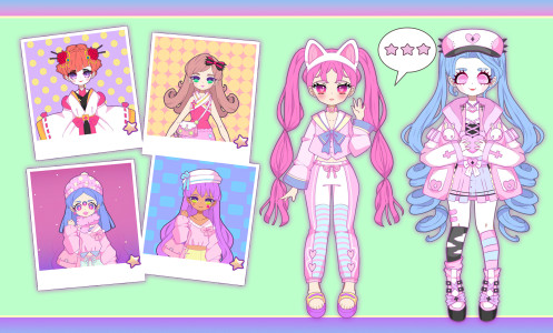 اسکرین شات 2 بازی Moon Story dress up girl game