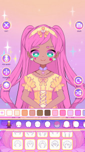 اسکرین شات 4 بازی Moon Story dress up girl game