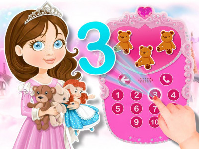 اسکرین شات بازی Pink Baby Princess Phone 3