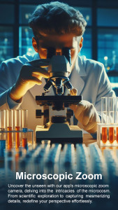 اسکرین شات 1 برنامه Magnifier Zoom Microscope Cam