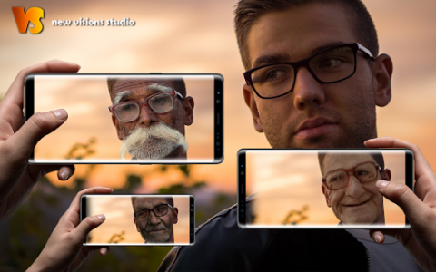 اسکرین شات برنامه Make Me Old App: Face Aging Effect Photo Editor 2