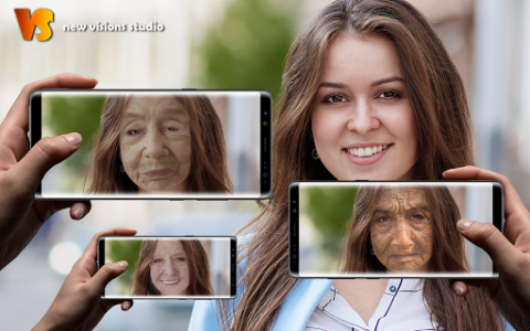 اسکرین شات برنامه Make Me Old App: Face Aging Effect Photo Editor 3