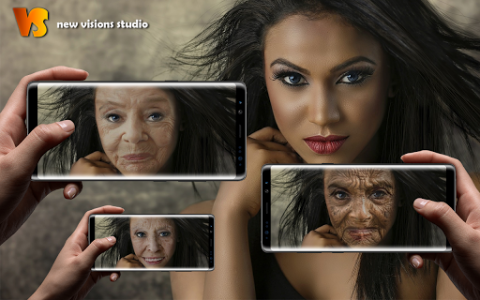 اسکرین شات برنامه Make Me Old App: Face Aging Effect Photo Editor 1