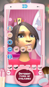 اسکرین شات برنامه Makeup Games 3D Beauty Salon 4