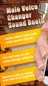 اسکرین شات برنامه Male Voice Changer Sound Booth 1