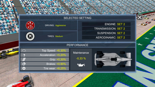 اسکرین شات 5 بازی American Speedway Manager