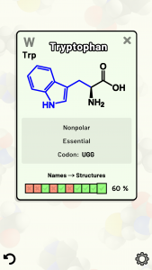 اسکرین شات 4 بازی Amino Acid Quiz