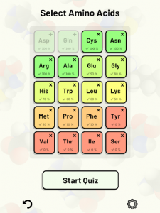 اسکرین شات بازی Amino Acid Quiz 8