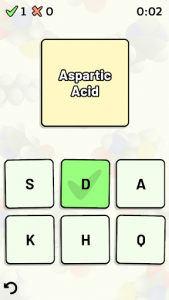 اسکرین شات بازی Amino Acid Quiz 3