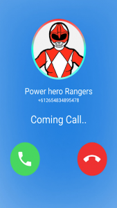 اسکرین شات بازی Power's Hero Rangers Video Call & Chat Simulator 2