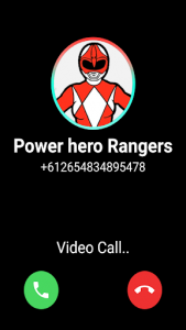 اسکرین شات بازی Power's Hero Rangers Video Call & Chat Simulator 4