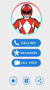 اسکرین شات بازی Power's Hero Rangers Video Call & Chat Simulator 1