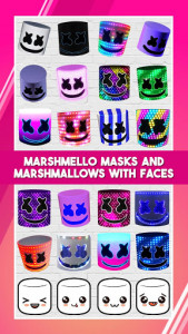 اسکرین شات برنامه Marshmello Mask Photo Editor 1