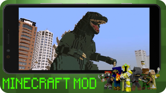 اسکرین شات برنامه Mod Godzilla Minecraft 2
