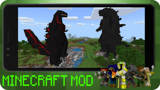 اسکرین شات برنامه Mod Godzilla Minecraft 7