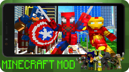 اسکرین شات برنامه 🦸 Superheroes Mod for Minecraft PE 3