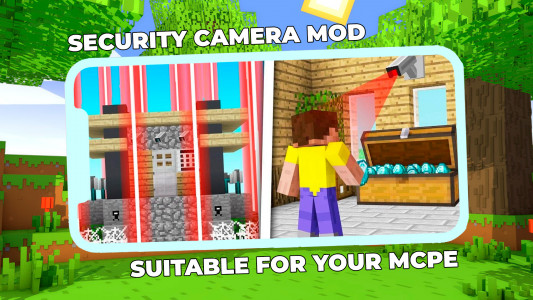 اسکرین شات برنامه Security Camera Mod Minecraft 1