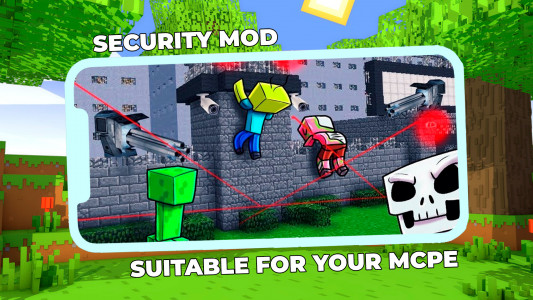 اسکرین شات برنامه Security Craft Mod Minecraft 1