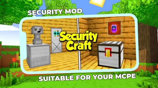 اسکرین شات برنامه Security Craft Mod Minecraft 3