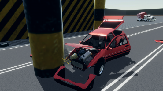 اسکرین شات بازی Car Crash Simulator Sandbox 3D 2