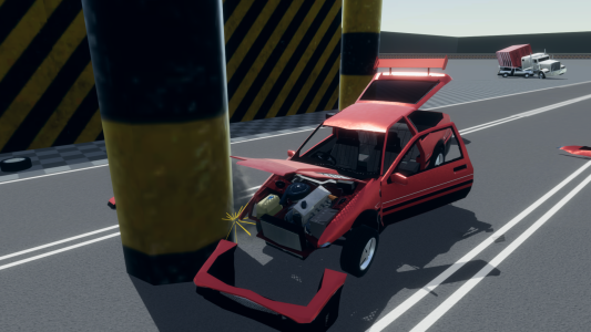 اسکرین شات 2 بازی Car Crash Simulator Sandbox 3D