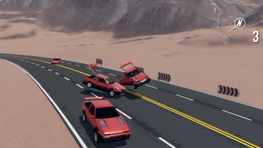 اسکرین شات بازی Car Crash Simulator Sandbox 3D 3