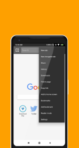 اسکرین شات برنامه Mini Browser 4