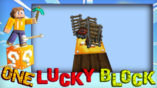 اسکرین شات برنامه One lucky block survival mod 1